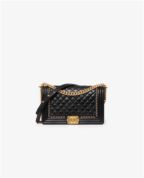 grand sac boy chanel noir prix|Chanel bag.